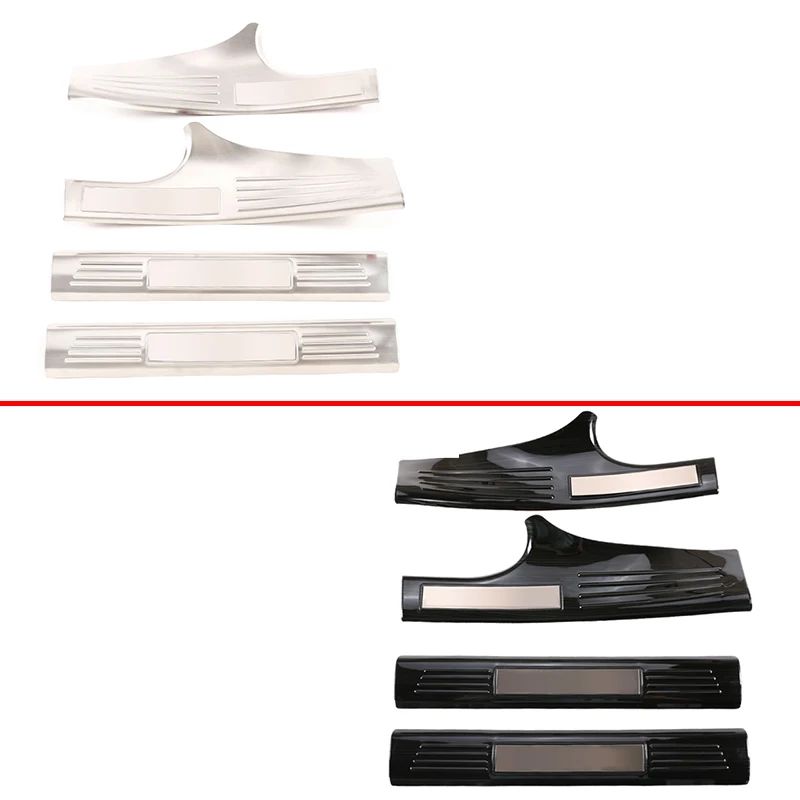 

Накладки на порог внутренней двери автомобиля для Mercedes-Benz B class 2020, Внутренний порог из нержавеющей стали, автомобильные аксессуары с логотипом