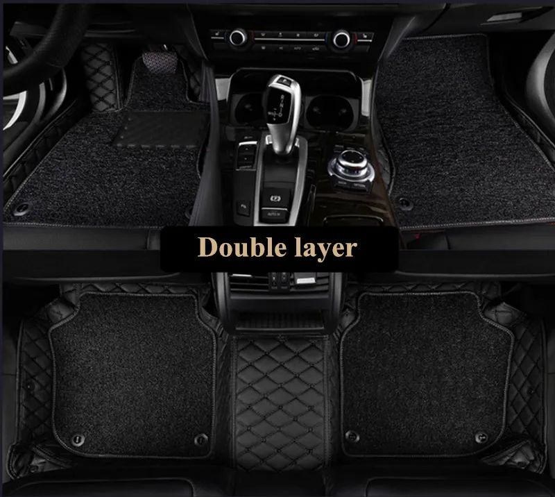 Good quality! Custom special car floor mats for Mercedes Benz GLS Class 2019-2016 7 seats waterproof durable two layers carpets