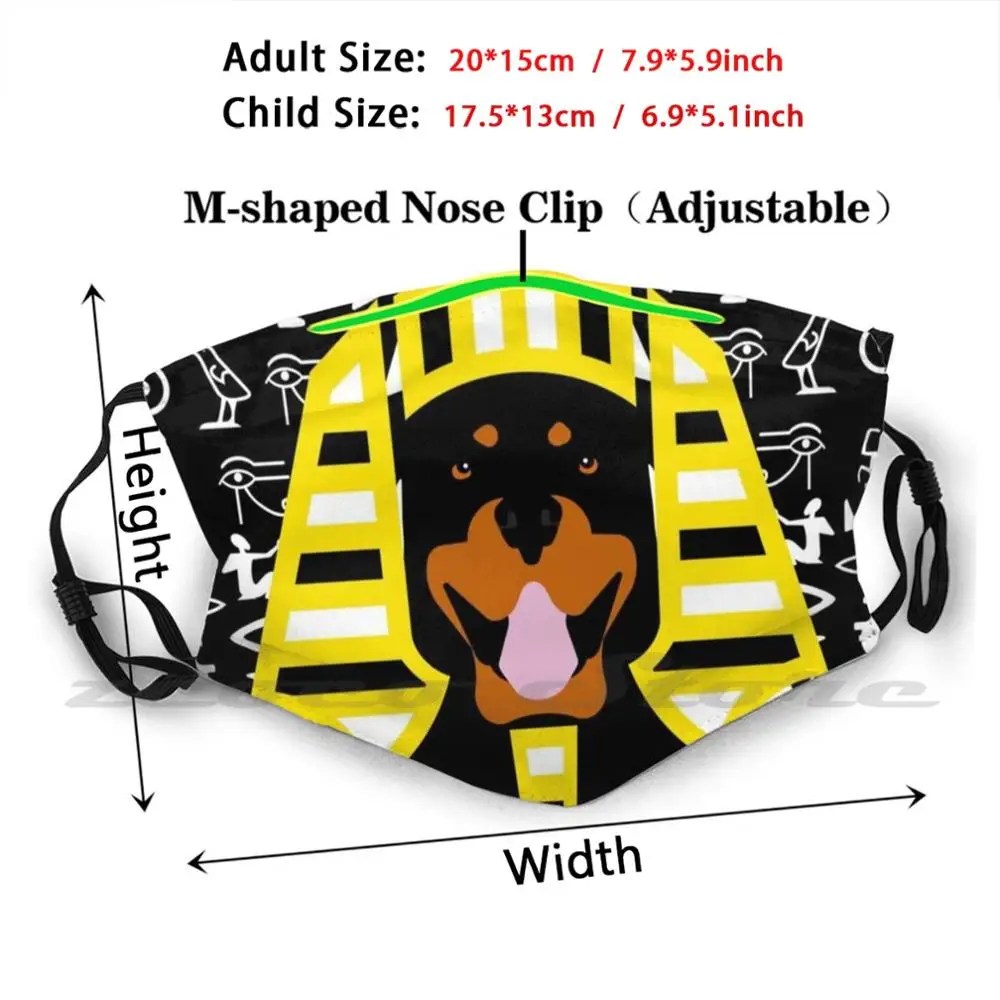 God Dog Washable Trending Customized Pm2.5 Filter Mask Egyptian Egypt Peru Aztec Mayan Ancient Ancient Pyramid