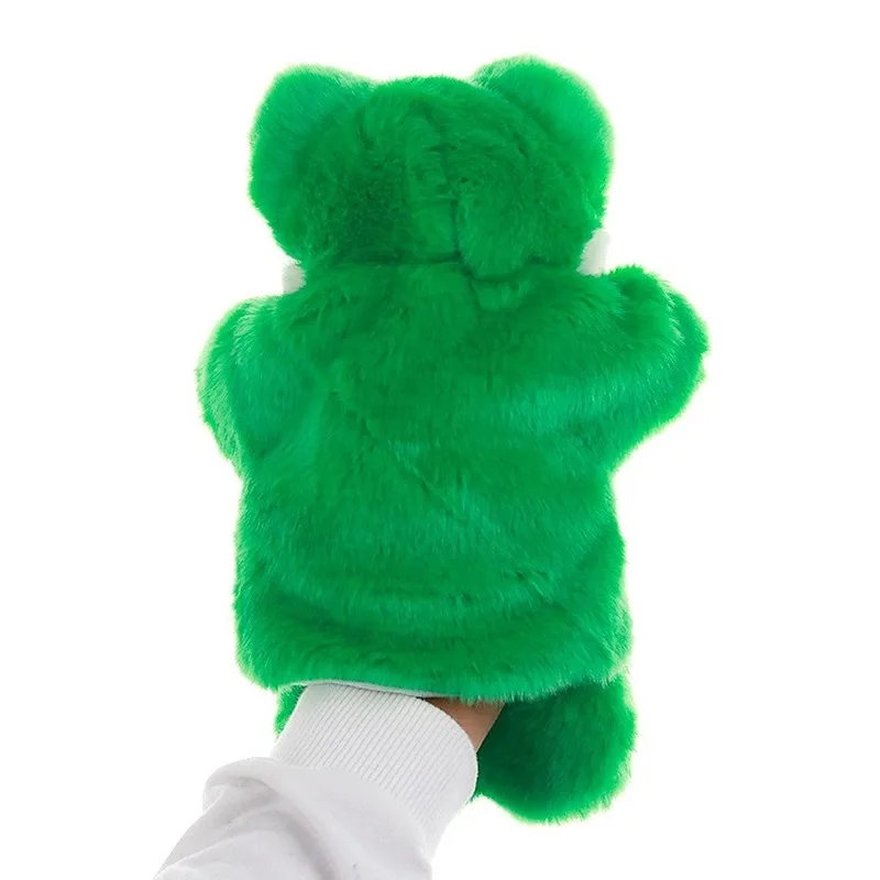 

Hand Puppet Toy Spot Simulation Animal Green Frog Kindergarten Class Props Family Parent-child Interactive Doll