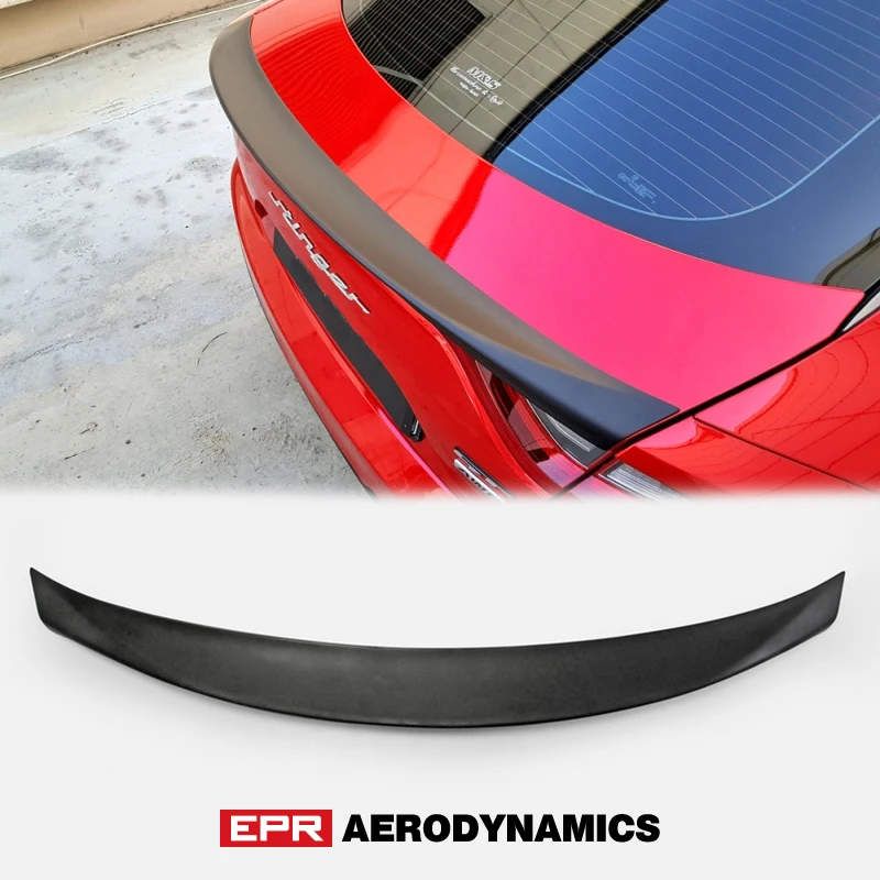 For Kia Stinger Frp Unpainted Type G Rear Trunk Spoiler Auto Parts Fiber Glass Trunk Wing Lip Car Accessories