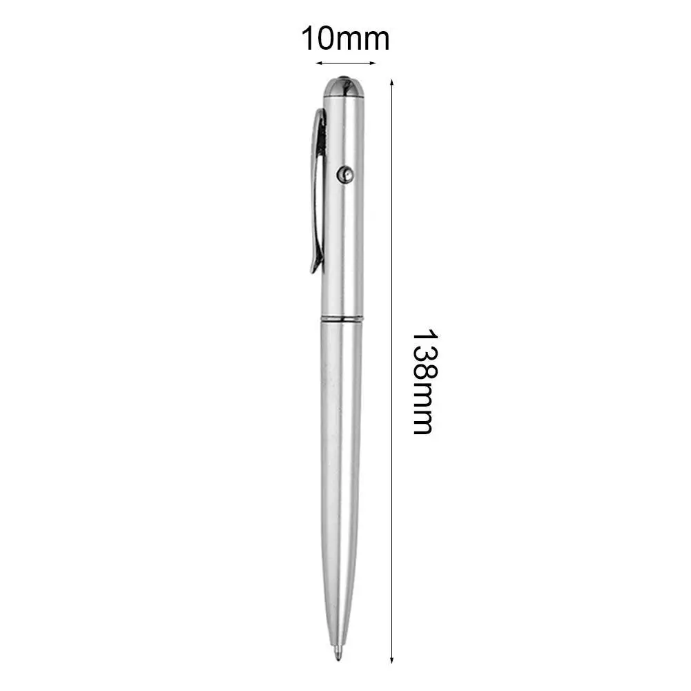 Stylish High Quality Invisible Colorless Luminous Light Wear-resistant Pen Smooth Ultraviolet Stationery Learning For Ballp W2K3