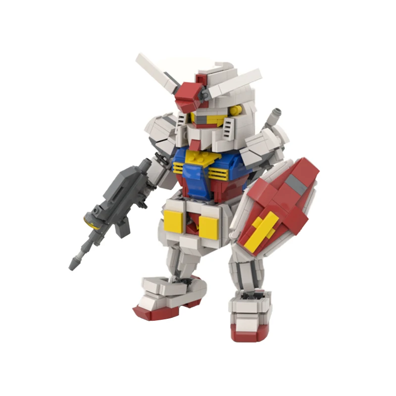 Armored Fighting Robot Comics Demon Amuro Driving Building Blocks Toys Japanese Classic Anime Machine-Warriorals Model Gift