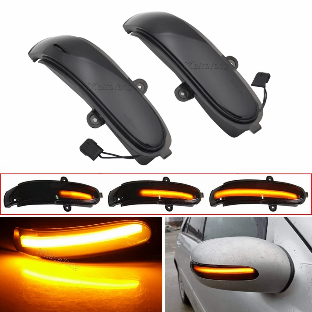 For Mercedes Benz E Class W211 S211 Rearview Mirror Indicator Repeater Lamp LED Dynamic Turn Signal Light 2002-2007 G Class W463