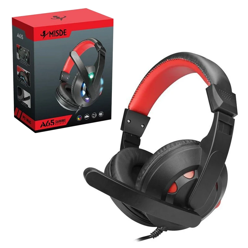 MAGICVOICE A3 3.5MM AUX GİRİŞLİ RGB ILLUMINATED I KULAKÜS MİKROFONLU PLAYER headphone