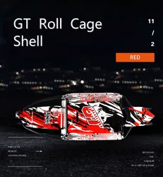 GT Roll Cage with Body Shells for HPI 5B Baja GT Upgrade Parts  RC Car Spare Part High Quality Metal Red Color