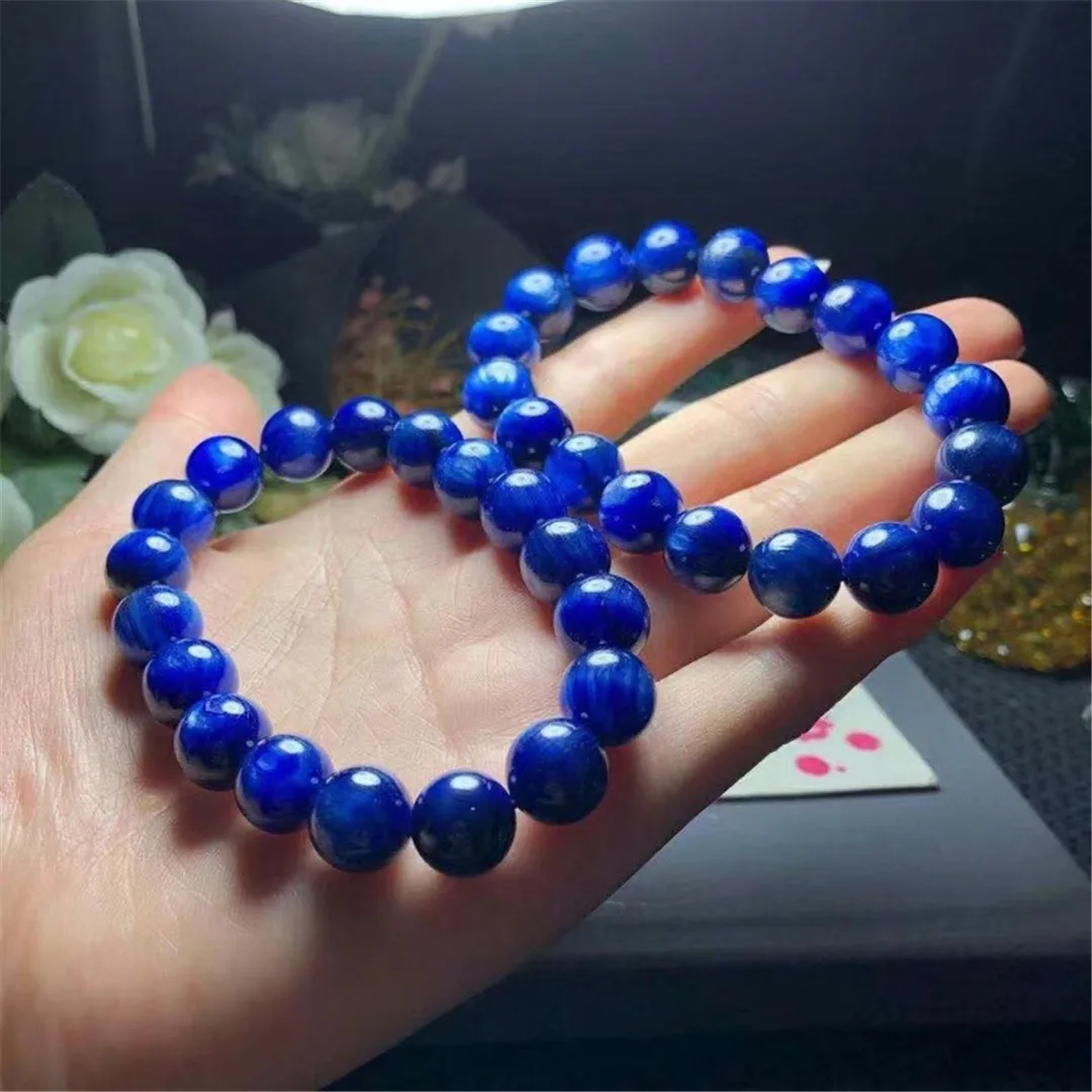 

11mm Natural Blue Lapis Lazuli Bracelet For Women Lady Man Healing Love Gift Crystal Gemstone Beads Stone Strands Jewelry AAAAA