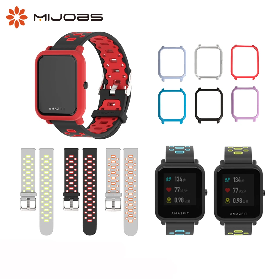 샤오미 화웨이 Amazfit Bip 스마트 워치 밴드, 20mm 실리콘 손목 스트랩, 스마트 워치 액세서리