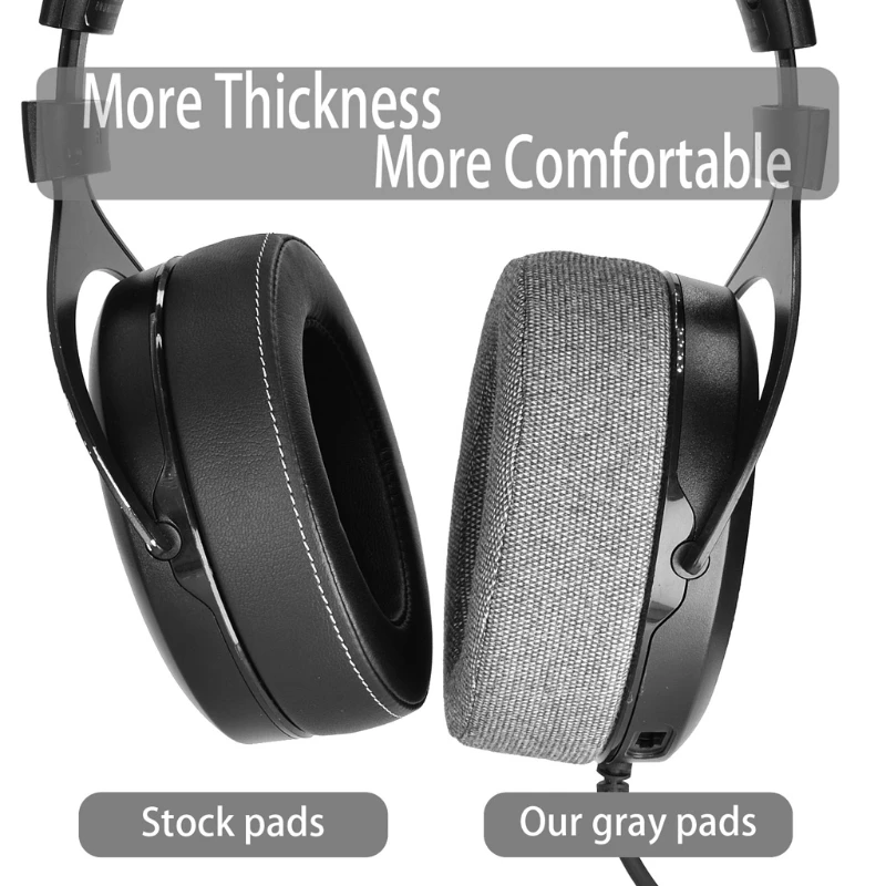 Breathable Earphone Sleeve Compatible with Corsair HS50 Pro HS60 Pro HS70 Pro Soft Foam Ear Pads Cushion Replacement