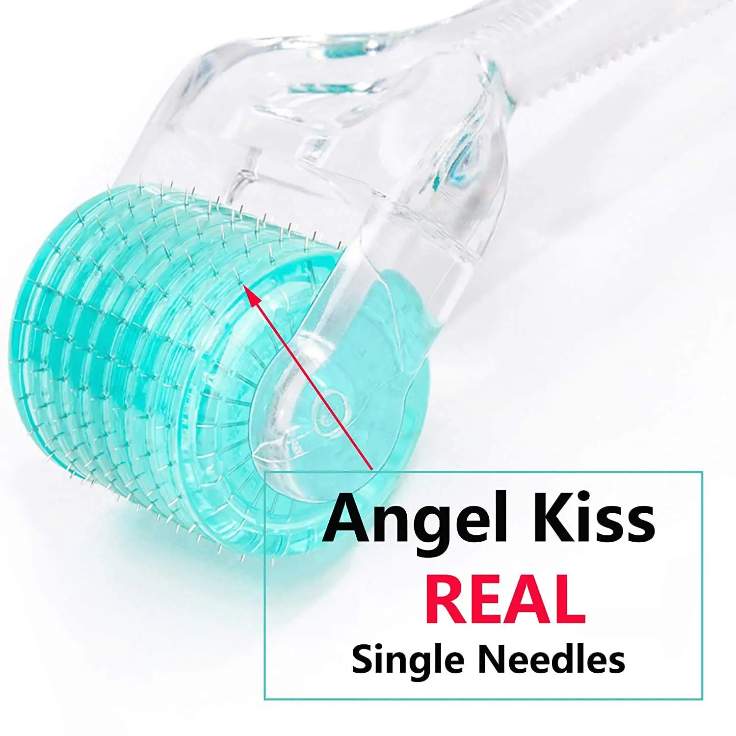 REAL Needles - Angel Kiss Derma Roller 192 Micro Needle 0.25mm Individual Stainless Steel Microneedles Cosmetic Instrument