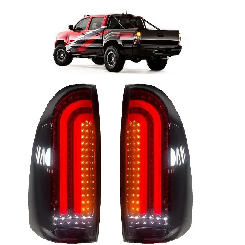 

Led rerar Tail Lights Fit For Toyota Tacoma 2005-2015 Rear Turn Signal Brake Lamp Light Lamps exterior Pickup Car Accessories