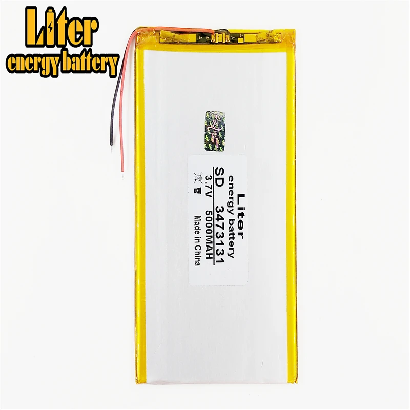 li-po 3.7V,5000mAH,3473131 Polymer battery 9 inches tablet battery domestic the built-in rechareable battery