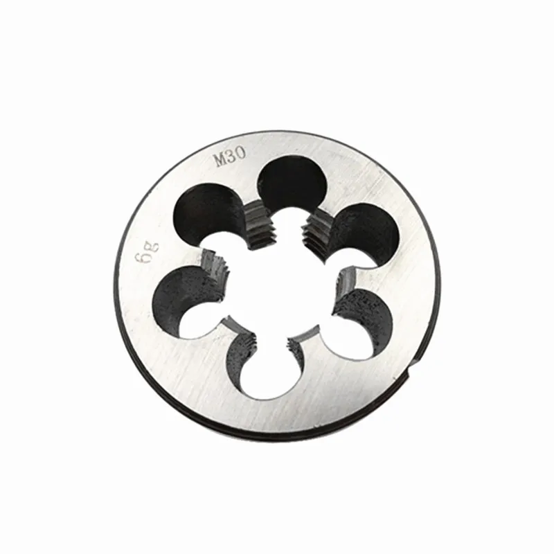 2pcs M22 M24 M27 M30 Metric hand round alloy steel circular thread dies screw threading machine accessories rolling die