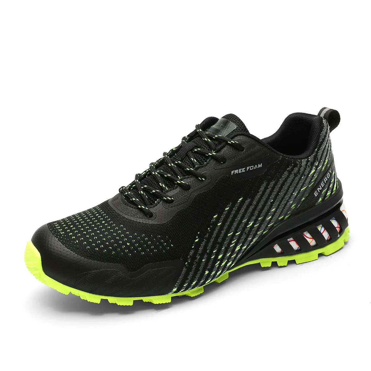 Men Breathable Trail Running Shoes Sports Indoor Gym Non-slip Mesh Athletic Trainers Outdoor Trekking Walking Jogging Sneakers