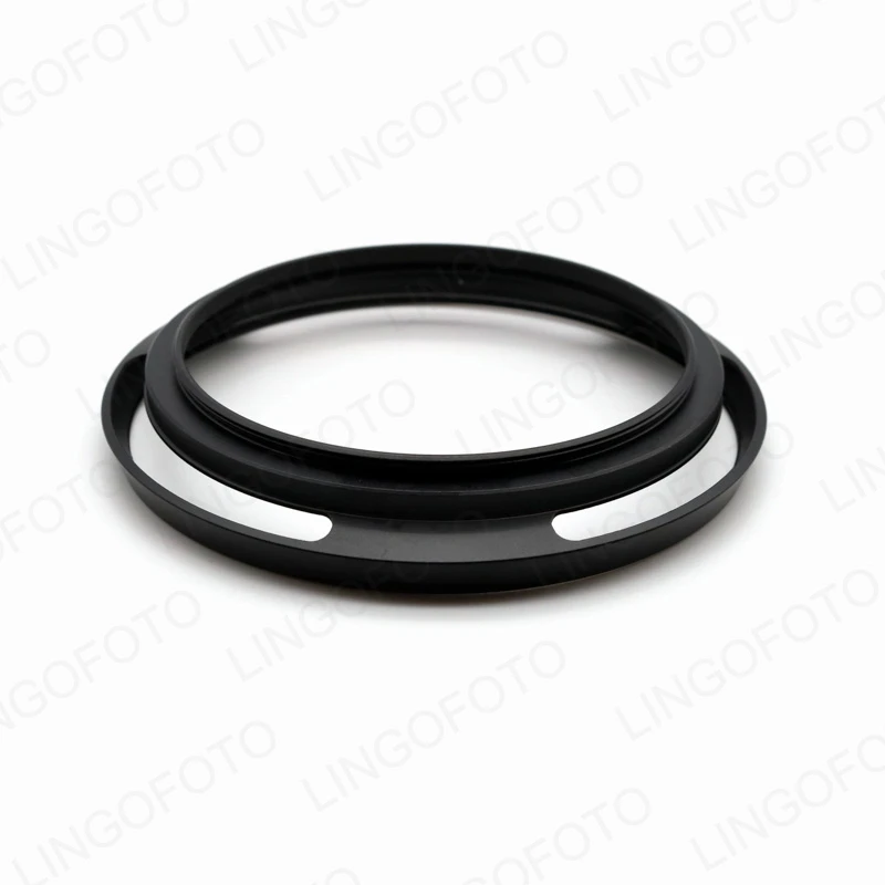 Metal Vented Lens Hood Lens Shade thin wide angle Screw in Universal 49/52/55/58/62/67/72/77 mm support filter cap