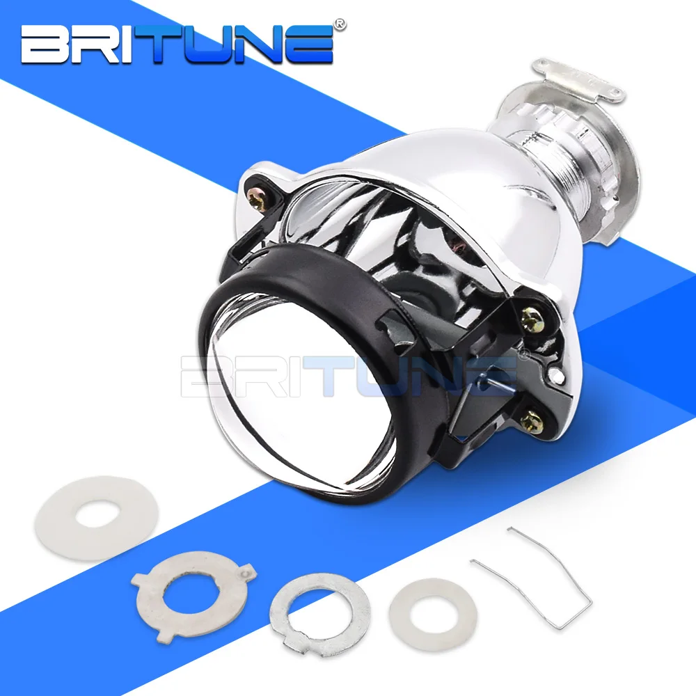 2.0\'\' Bi-xenon Lens HID Projector Headlight Retrofit H4 H7 Auto Car Lights Accessories Motorcycle Lenses DIY Tuning Style