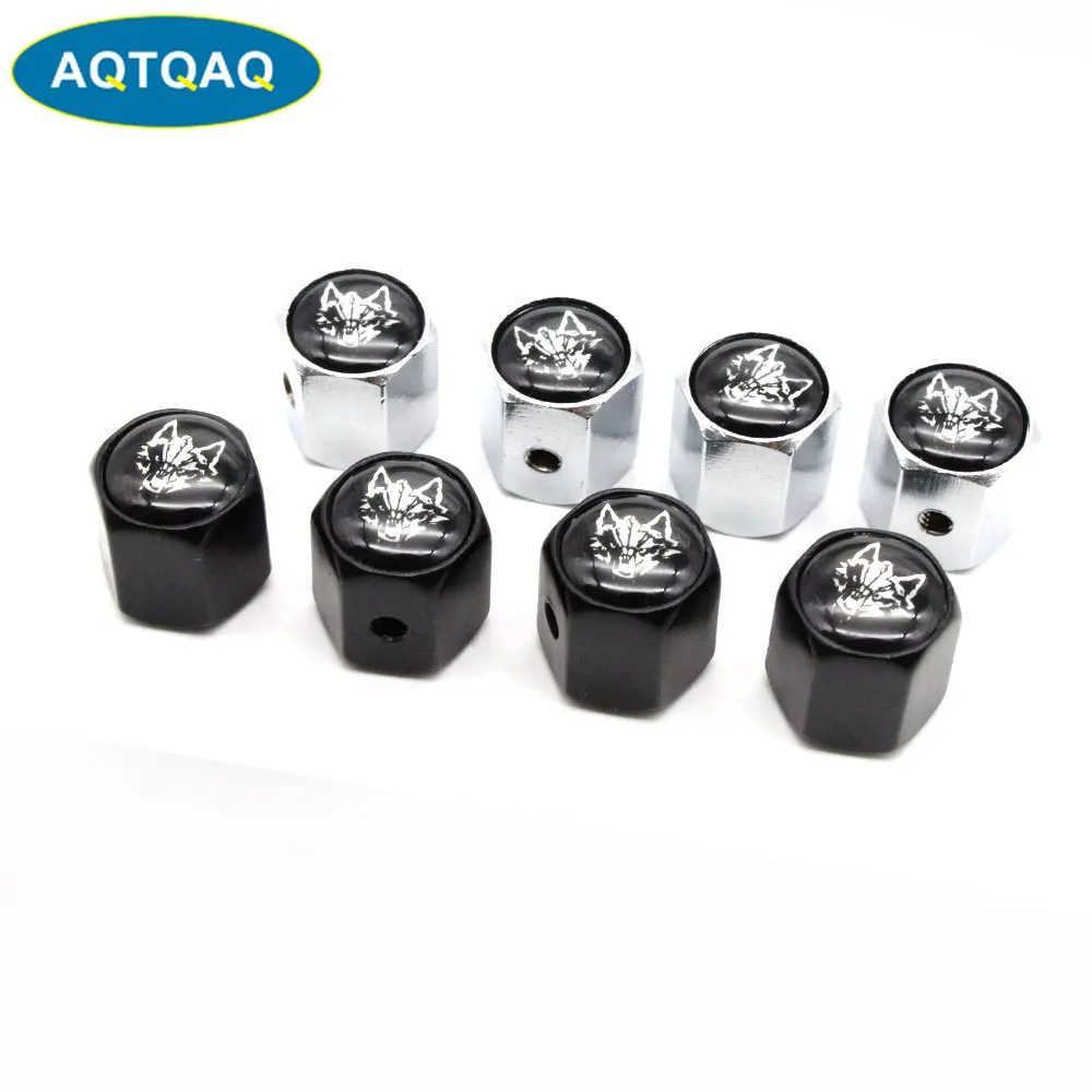 

5 Pcs/Set Zinc Alloy Anti-theft Tire Valve Stem Cap Tire Wheel Stem Air Valve Caps for Auto Cars