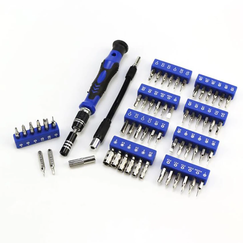 Precision Screwdrivers Set 60 in 1 CR-V Magnetic Driver Bits Electronics Repair Tool Kit for Phone/Notebook/Camera/Toys/Watches