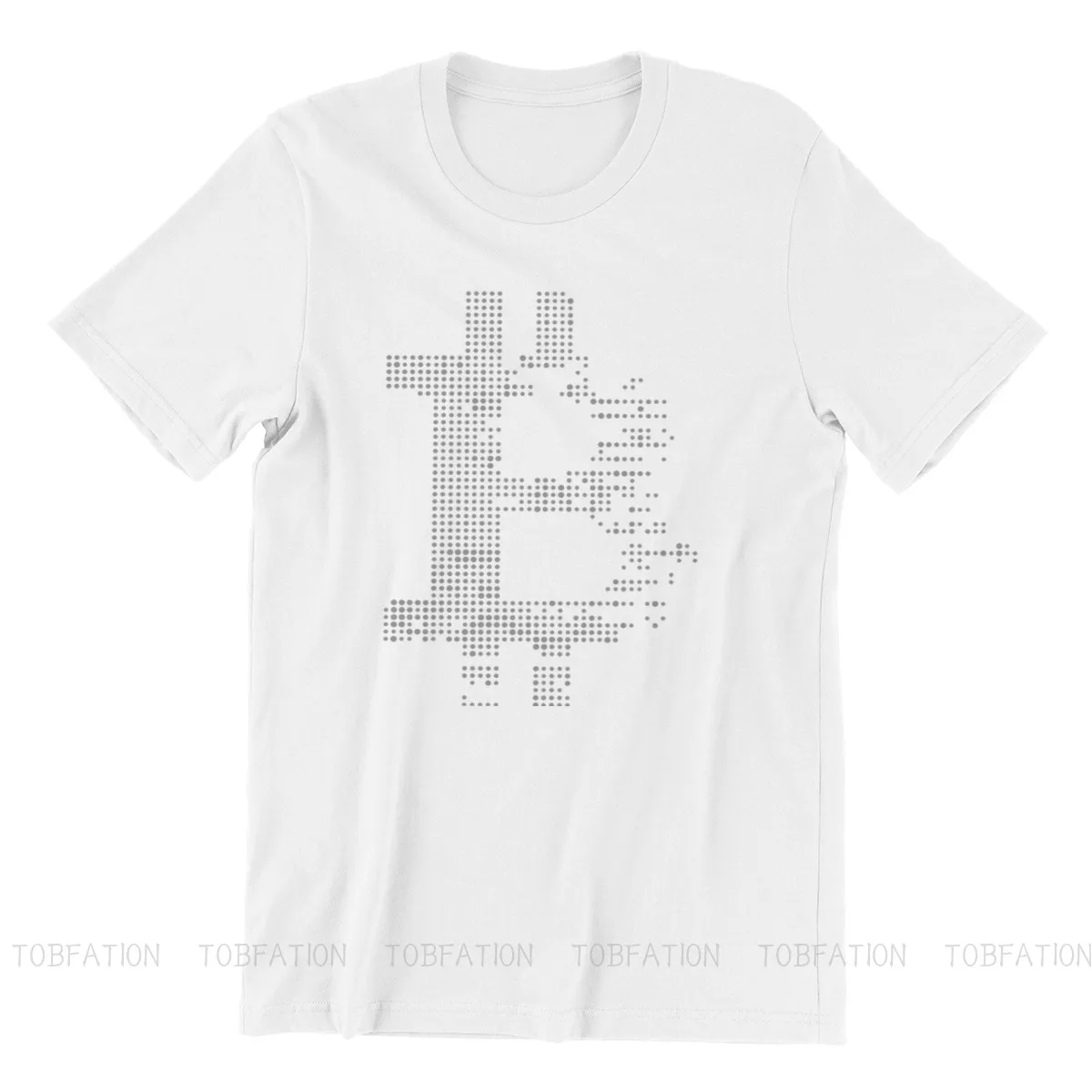 Camiseta de Bitcoin BTC XBT crytocurrency Blockchain para hombres, camiseta gris Humor de verano, Camiseta holgada de alta calidad