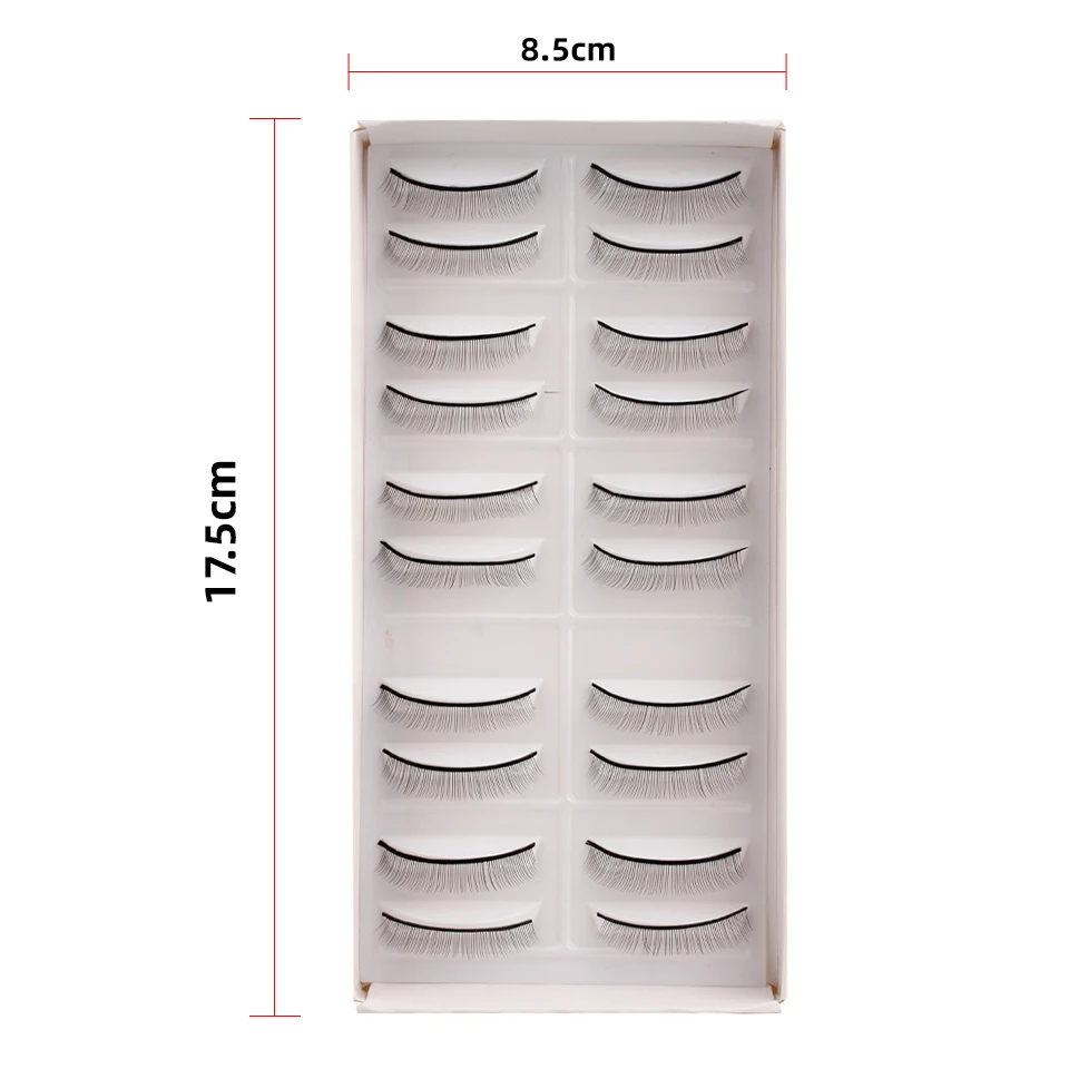 5/10 ペア練習つけまつげナチュラルソフトトレーニングまつげまつげエクステンション練習美容メイクツール