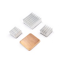 40 PCS Raspberry Pi Heatsink Kit High Performance Aluminum Heatsink For Raspberry Pi B B+ 2 And 3, Heatsink Copper Pad Shims