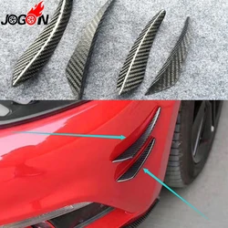 Carbon Fiber Car Front Body Trim For Audi A1 A2 A3 S3 A4 A5 A6 A7 A8 TT RS RS3 RS4 RS5 RS6 RS7 Q2 Q3 Q5 Q7 Bumper Fin Spoiler