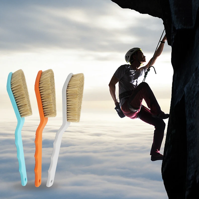 Boar Bristle Climbing and Bouldering Brush with Ergonomic Handle Home Supplies Household Commodities