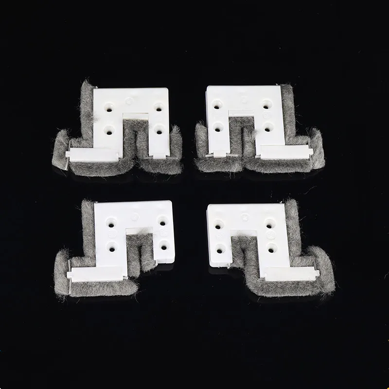 Set 4 Fermafinestre A Ghigliottina In Ferro – Per Finestre Scorrevoli Verticali/orizzontali, Montaggio Facile, Colore Nero/bianco