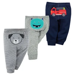 3 sztuk/partia noworodka spodnie 9-24M-3T wiosna jesień dziecko legginsy bawełniane spodnie dla niemowląt chłopców Unisex dziewczyny PP spodnie dla dzieci odzież