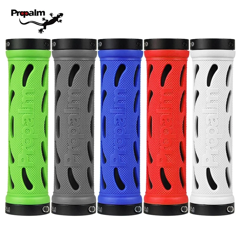 Taiwan Propalm Lockable Bicycle Handlebar Grips Road Bike MTB Grip Manopole Rubber Shock-absorbing Soft Grip Bicicleta Ciclismo