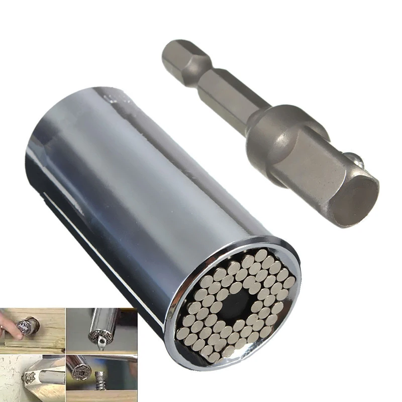 Set di chiavi dinamometriche universali Set di bussole a bussola 7-19mm trapano elettrico a cricchetto chiave a bussola chiave magica utensili multiuso