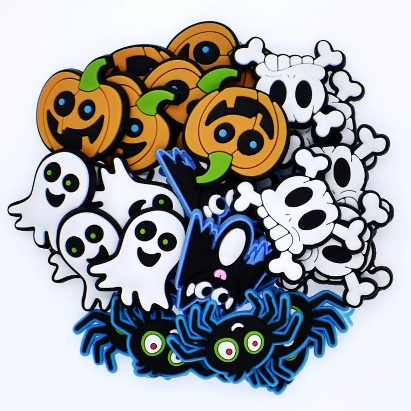 

Boys Girls Party Birtnday Gift 50 Pcs Balls Bears Shoe Lace Adapters Claw ScratchesHalloween Charms Fit Bracelets Promotional