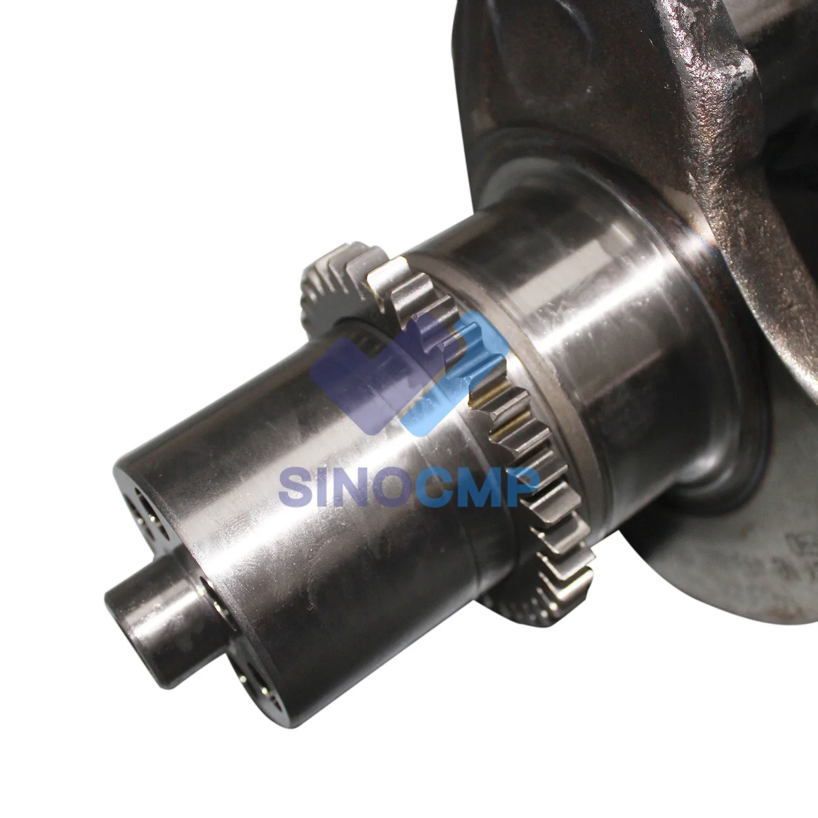 6D107 Engine Crankshaft For Komatsu Excavator