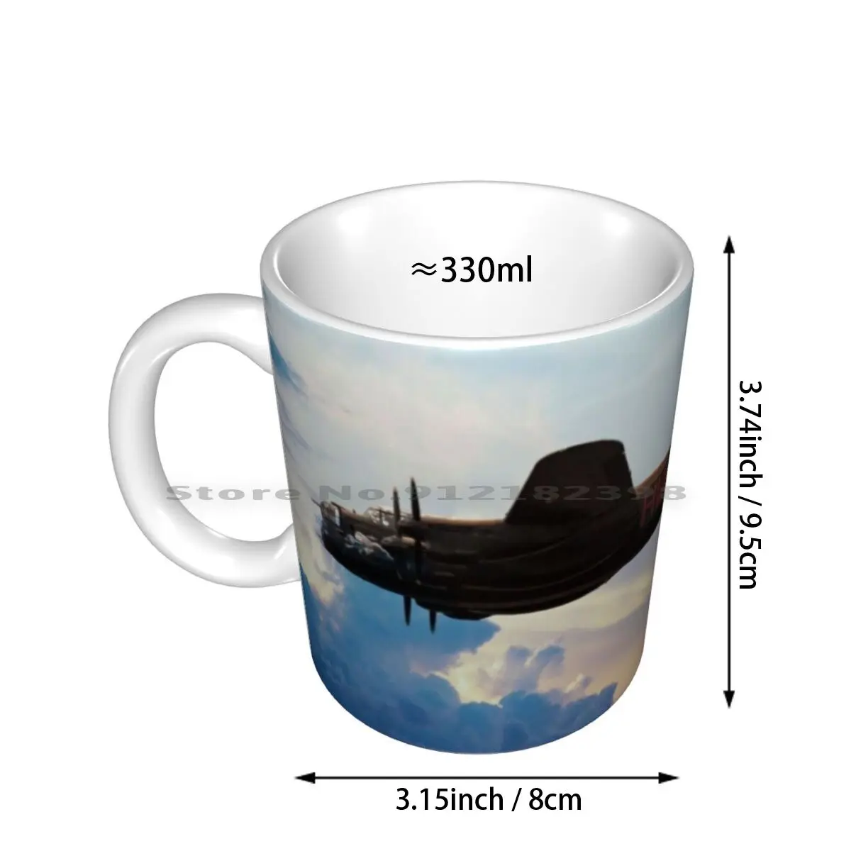 Battle Of Britain Memorial Flight Ceramic Mugs Coffee Cups Milk Tea Mug Lancaster Spitfire Avro Lancaster Avro Lancaster Bomber