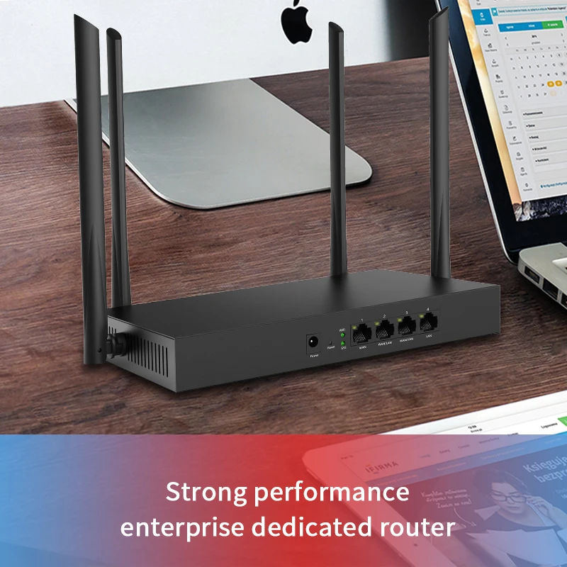 TDW18E Enterprise Wired Routers 1200M 11AC Dual Band Gigabit Port Wireless Repeater Support QOS Plug and Play