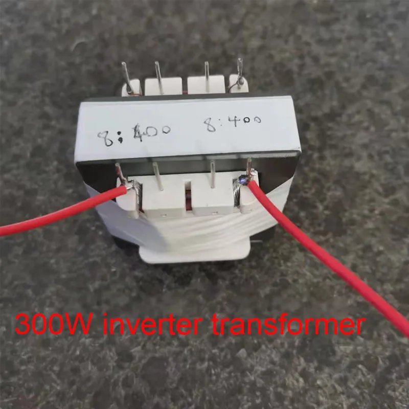 EE55 Zinc Manganese Magnetic Core 300W High Power High Frequency Inverter Transformer Insulation and High Temperature Resistance