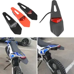 FOR YAMAHA XTZ125 XTZ250 XTZ750 KAWASAKI KDX125SR KDX250SR Dirt Bike Rear Fender Brake Stop Tail Light  Mudguards LED Tail Lamp