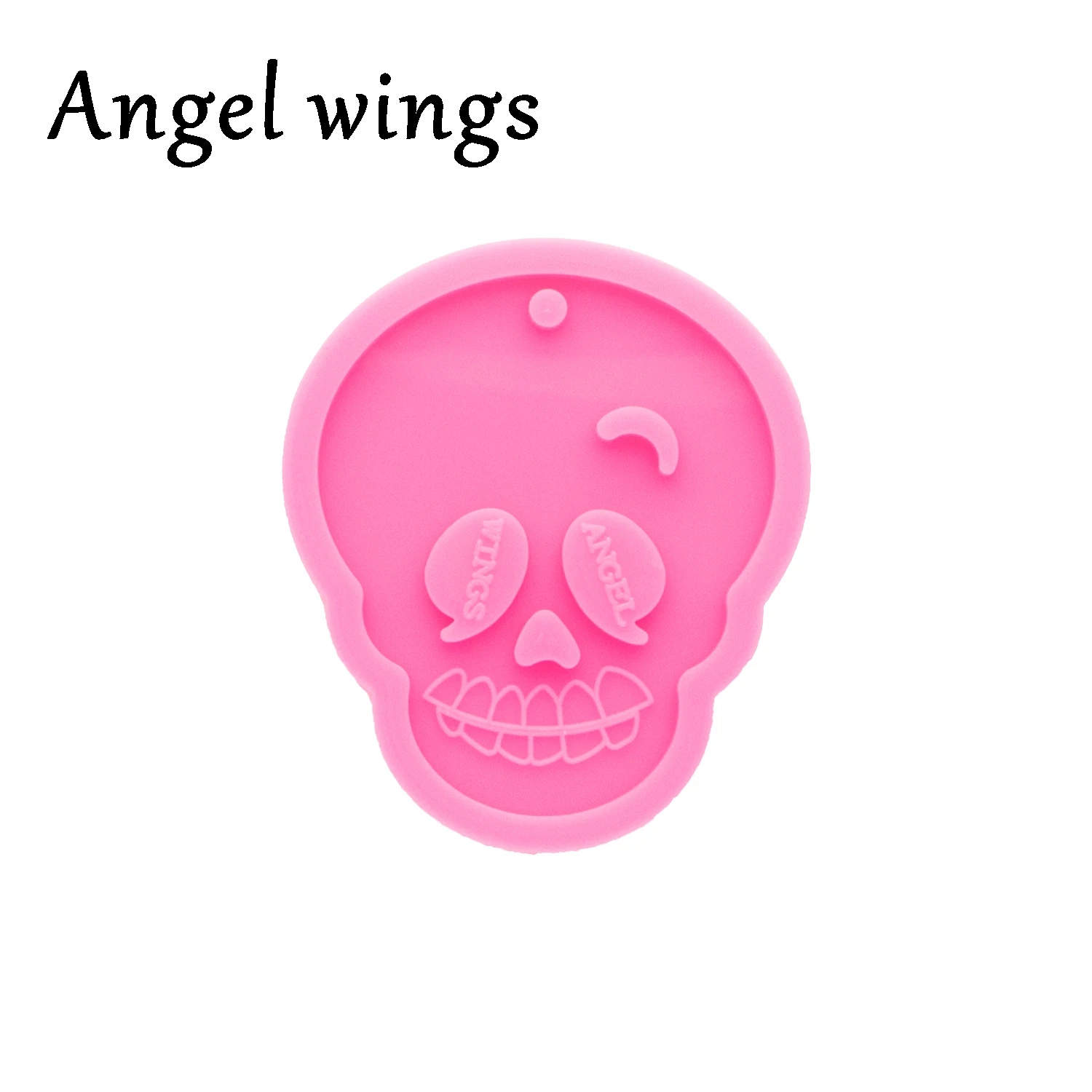 DY0537 Bright Halloween Skull Silicone Resin Casting Molds for Keychain - Resin Mould - Epoxy DIY Jewelry Craft Tool