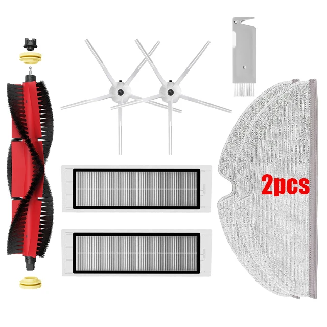 Voor XiaoMi Roborock s5 Max s6 MaxV s6 Pure Vacuüm Onderdelen Watertank Stof Box HEPA Filter Hoofdborstel Mop Doek Zijborstel