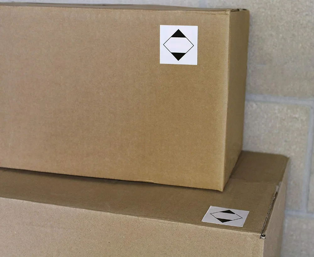 2 Inch 500 Pcs Vierkante Label Verzending En Verzending Label Permanente Sticker Voor Carton Markering