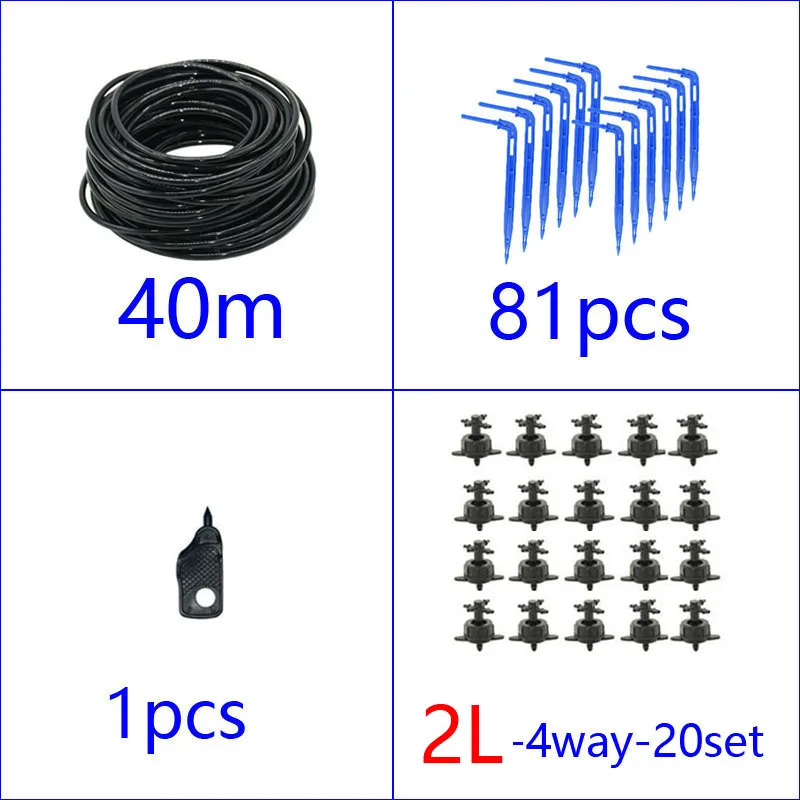 Arrow Dropper 2/4-Way Drip Arrow System  2L 4L 8L Emitter Irrigation Watering System For Pot Garden Greenhouse 20Set