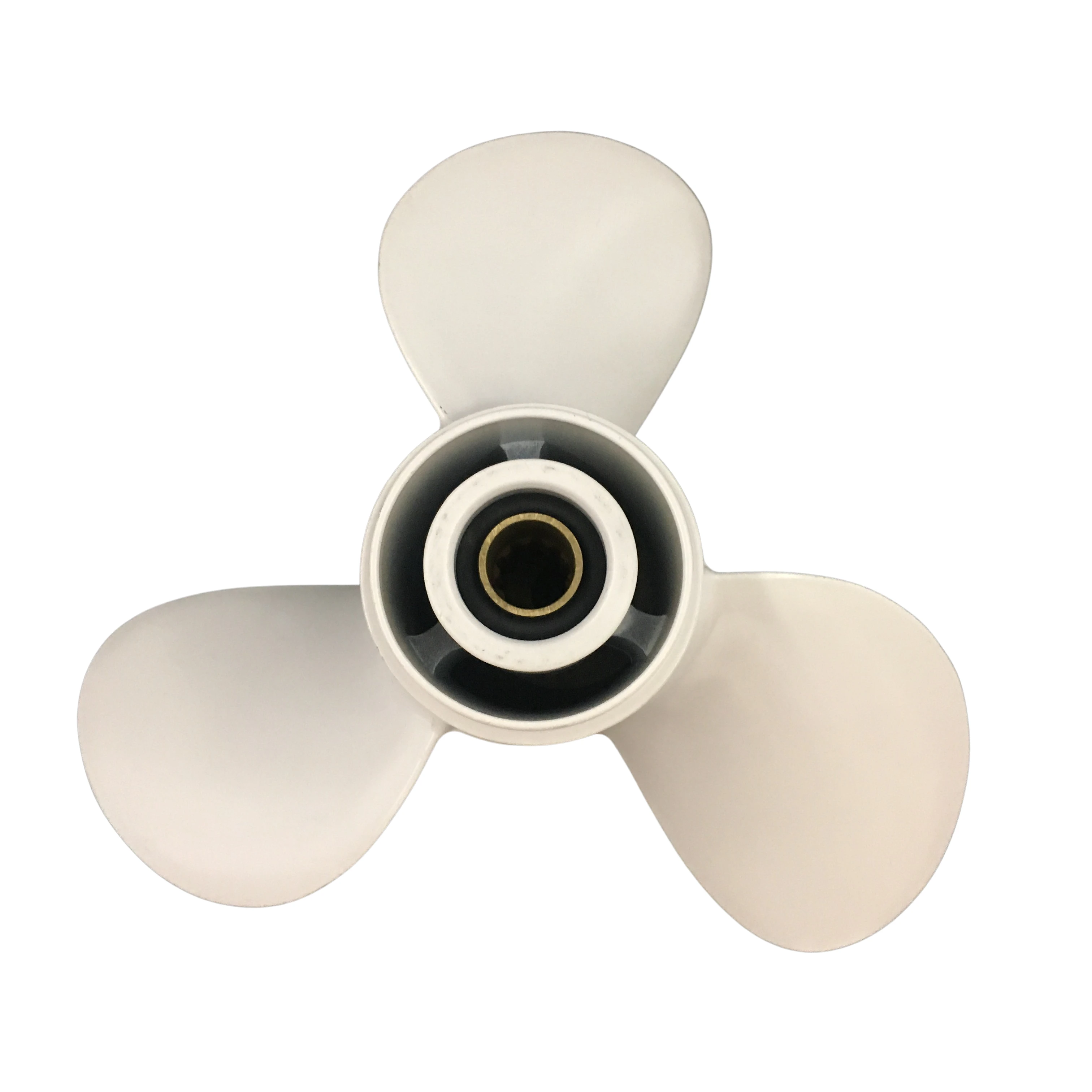 Boat Propeller Suit For Yamaha 9 7/8X12 Aluminum Prop 9.9-20HP 3 Blade 10 Tooth Rh Oem No: 664-45954-01-El