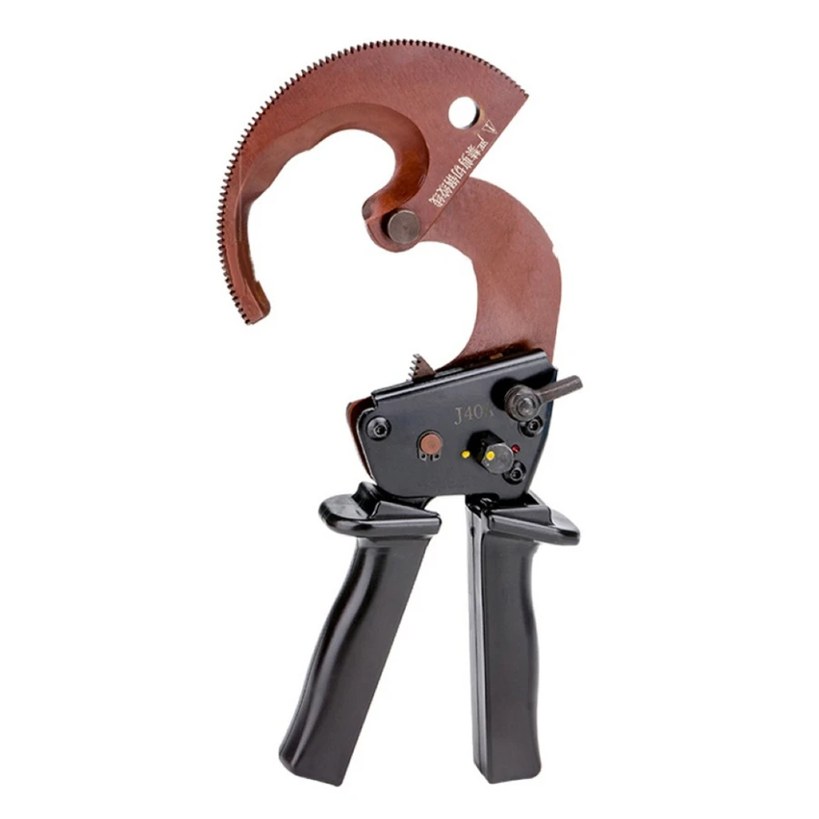 

J40A Ratchet Cable Cutter Ratcheting Wire Cutting Hand Tool For Copper Aluminum Cables Cutting Max 300mm² Cu/Alu Cable