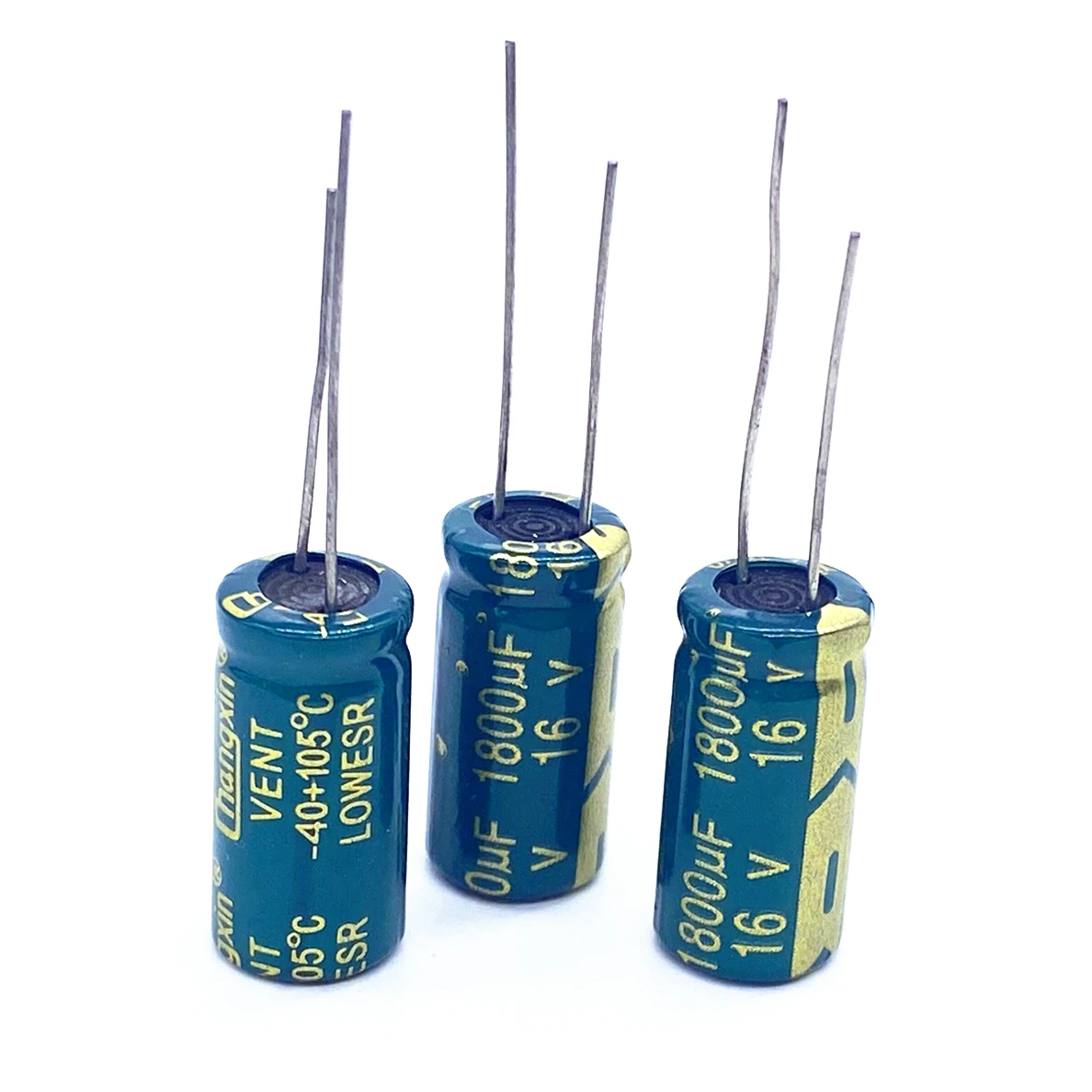 

6pcs/lot 1800uf16V Low ESR/Impedance high frequency aluminum electrolytic capacitor size 10*20 16V 1800uf 20%