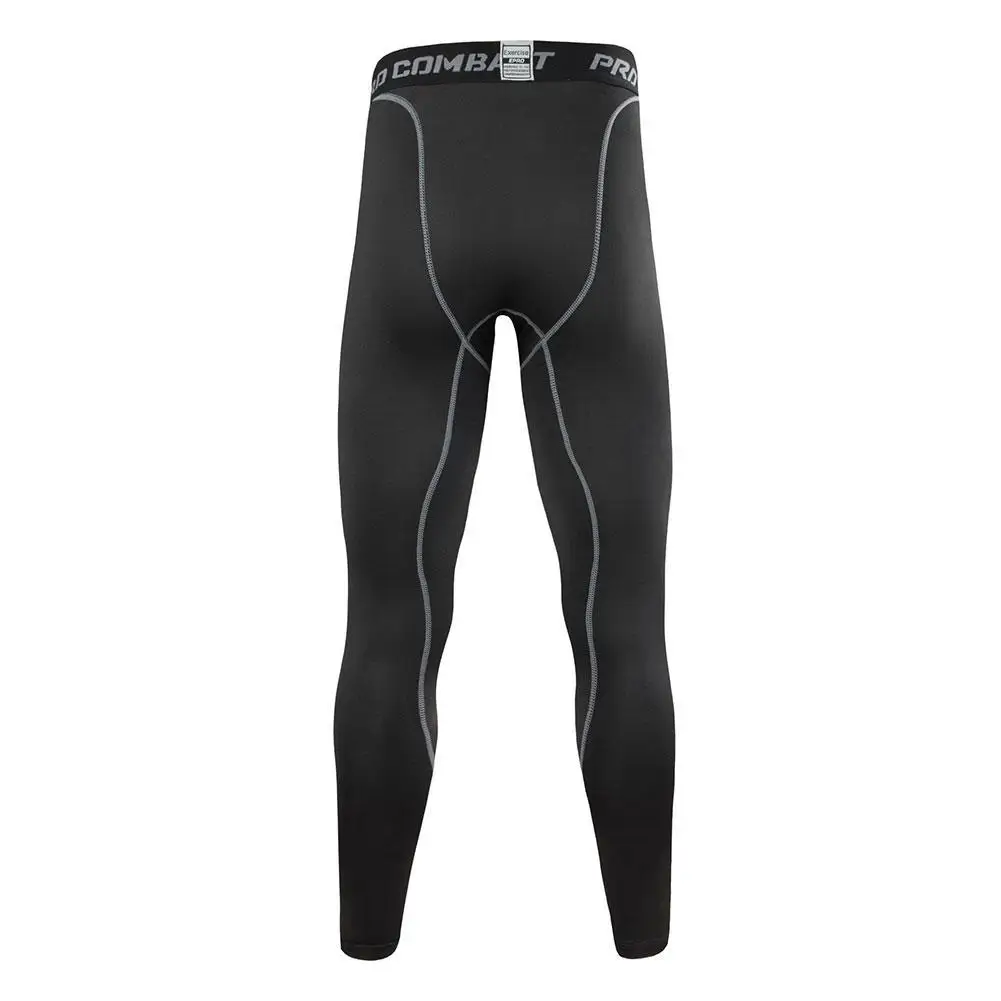 Calça de compressão seca rápida masculina, calças de treino fitness masculinas, roupa de treino masculino, leggings corrida, nova