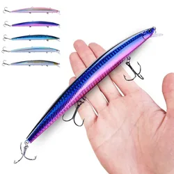 16 Colors 18cm 24g Minnow Fishing Lure Laser Crankbait Hard Artificial Bait Plastic Big Fake Fish Lures Sea Fishing Bait