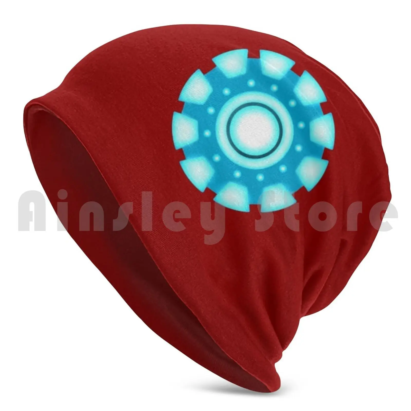 Arc Reactor Beanies Knit Hat Hip Hop Arc Reacor Tony Stark Nick Fury Super Hero Toroe Comic