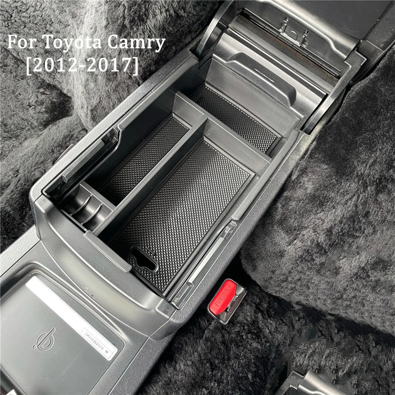 

Central Storage Pallet Armrest Container Box Cover Fit For Toyota Camry XV50 2012 - 2017 ( NOT FIT FOR 200E 200G MODELS )