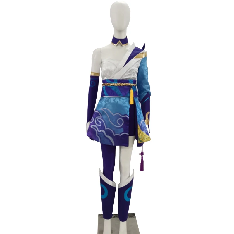 

2025 Game LOL Spirit Blossom Riven Cosplay Costume Adult Women Sexy Uniform Suit Custom Made
