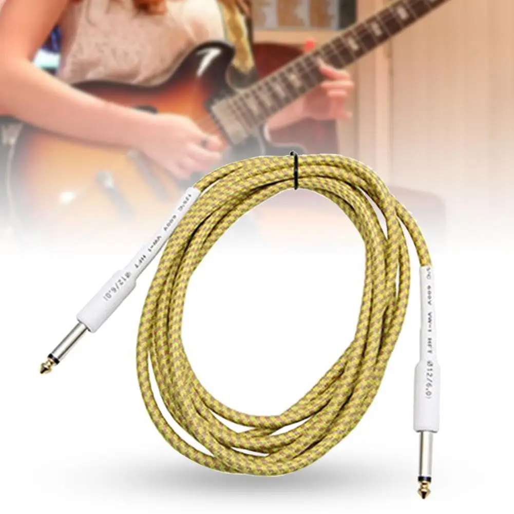 伝送ケーブル付きの安定した伝送,電気オーディオケーブル,オーディオボックスを接続するためのHi-Fi電気ギター